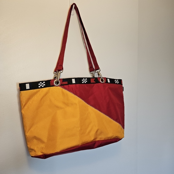 LL Bean Ultra Rare Sail Cloth Bag - Picture 3 of 7